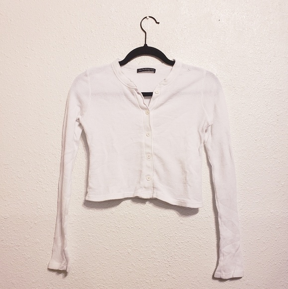 Brandy Melville Tops - Brandy Melville Long Sleeve Cropped Top